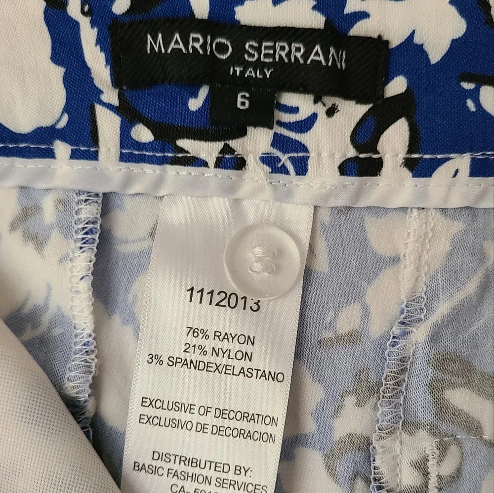 Mario Serrani Italy comfort stretch Tummy Control women's shorts sz.6